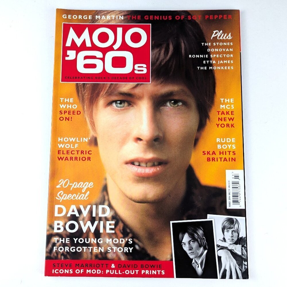 NEW Mojo 60's Magazine David Bowie Cover 2016 Issue #5